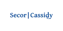 Blue text logo