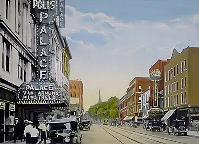 painting of the palace theater building front